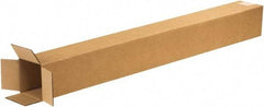 Made in USA - 5" Wide x 5" Long x 60" High Rectangle Corrugated Shipping Box - 1 Wall, Kraft (Color), 65 Lb Capacity - Americas Industrial Supply