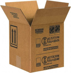 Made in USA - 8-1/2" Wide x 8-1/2" Long x 9-5/16" High Rectangle Corrugated Shipping Box - 1 Wall, Kraft (Color), 95 Lb Capacity - Americas Industrial Supply