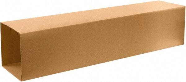 Made in USA - 12-1/2" Wide x 12-1/2" Long x 48" High Rectangle Telescoping Box - 1 Wall, Kraft (Color), 65 Lb Capacity - Americas Industrial Supply