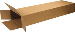Made in USA - 8" Wide x 20" Long x 60" High Rectangle Corrugated Shipping Box - 1 Wall, Kraft (Color), 95 Lb Capacity - Americas Industrial Supply