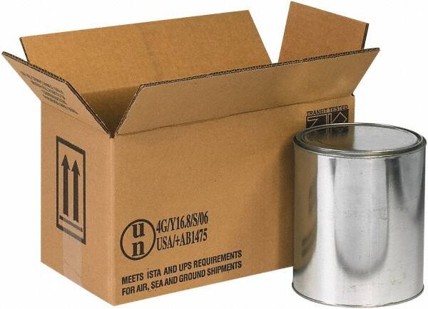 Made in USA - 6-7/8" Wide x 14-1/8" Long x 7-7/8" High Rectangle Corrugated Shipping Box - 2 Walls, Kraft (Color), 95 Lb Capacity - Americas Industrial Supply