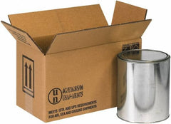 Made in USA - 6-7/8" Wide x 14-1/8" Long x 7-7/8" High Rectangle Corrugated Shipping Box - 2 Walls, Kraft (Color), 95 Lb Capacity - Americas Industrial Supply