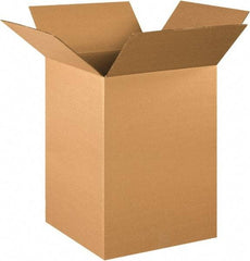 Made in USA - 15" Wide x 15" Long x 24" High Rectangle Corrugated Shipping Box - 1 Wall, Kraft (Color), 65 Lb Capacity - Americas Industrial Supply