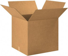 Made in USA - 24" Wide x 24" Long x 26" High Rectangle Corrugated Shipping Box - 1 Wall, Kraft (Color), 65 Lb Capacity - Americas Industrial Supply