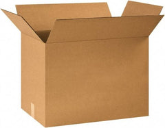 Made in USA - 16" Wide x 24" Long x 18" High Rectangle Corrugated Shipping Box - 1 Wall, Kraft (Color), 65 Lb Capacity - Americas Industrial Supply