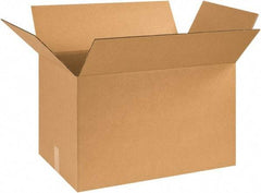 Made in USA - 16" Wide x 25" Long x 16" High Rectangle Corrugated Shipping Box - 1 Wall, Kraft (Color), 65 Lb Capacity - Americas Industrial Supply