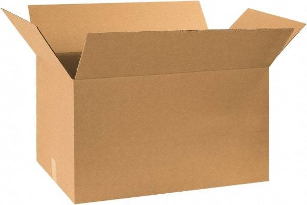 Made in USA - 17" Wide x 30" Long x 17" High Rectangle Heavy Duty Corrugated Box - 2 Walls, Kraft (Color), 120 Lb Capacity - Americas Industrial Supply