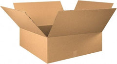 Made in USA - 30" Wide x 30" Long x 12" High Rectangle Heavy Duty Corrugated Box - 2 Walls, Kraft (Color), 100 Lb Capacity - Americas Industrial Supply