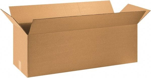 Made in USA - 14" Wide x 40" Long x 14" High Rectangle Corrugated Shipping Box - 1 Wall, Kraft (Color), 65 Lb Capacity - Americas Industrial Supply