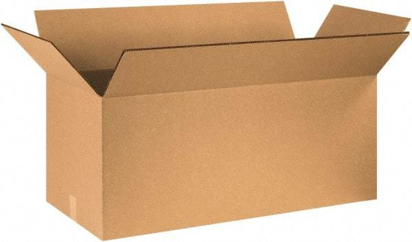 Made in USA - 20" Wide x 40" Long x 20" High Rectangle Heavy Duty Corrugated Box - 2 Walls, Kraft (Color), 100 Lb Capacity - Americas Industrial Supply
