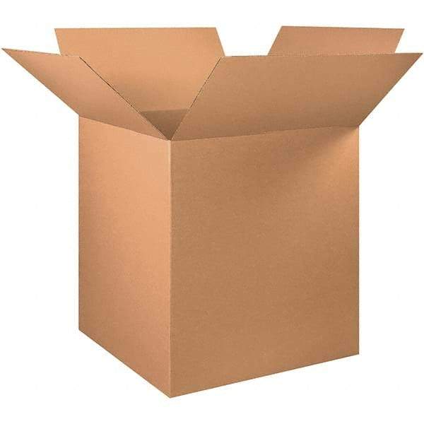 Made in USA - 35" Wide x 36" Long x 40" High Rectangle Corrugated Shipping Box - 1 Wall, Kraft (Color), 65 Lb Capacity - Americas Industrial Supply