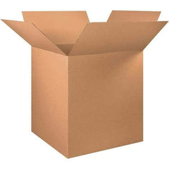 Made in USA - 35" Wide x 36" Long x 40" High Rectangle Corrugated Shipping Box - 1 Wall, Kraft (Color), 65 Lb Capacity - Americas Industrial Supply