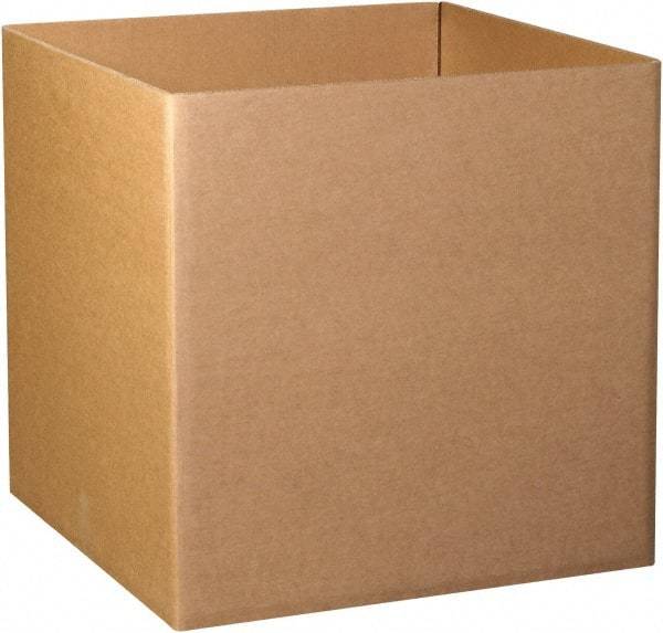 Made in USA - 36" Wide x 36" Long x 36" High Rectangle Heavy Duty Corrugated Box - 3 Walls, Kraft (Color), 280 Lb Capacity - Americas Industrial Supply