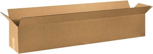 Made in USA - 10" Wide x 48" Long x 10" High Rectangle Corrugated Shipping Box - 1 Wall, Kraft (Color), 65 Lb Capacity - Americas Industrial Supply