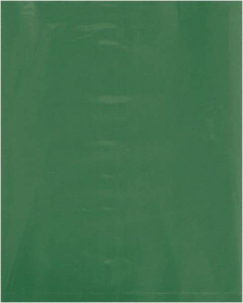 Value Collection - 8 x 10", 2 mil Flat Polybags - Green - Americas Industrial Supply