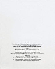 Value Collection - 12 x 15", 2 mil Flat Suffocation Warning Polybags - Clear - Americas Industrial Supply