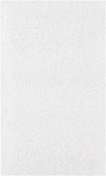 Made in USA - 3 x 5", Flush Cut Foam Pouches - White - Americas Industrial Supply