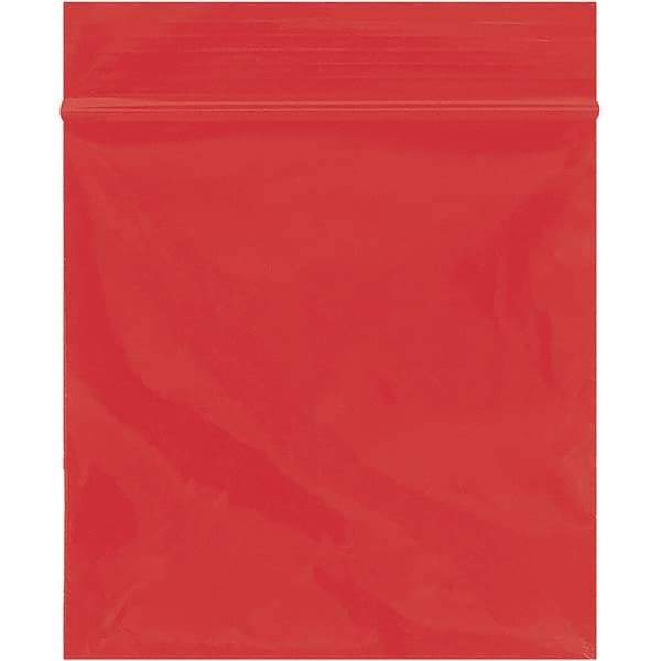 Value Collection - 3 x 3", 2 mil Reclosable Polybags - Red - Americas Industrial Supply