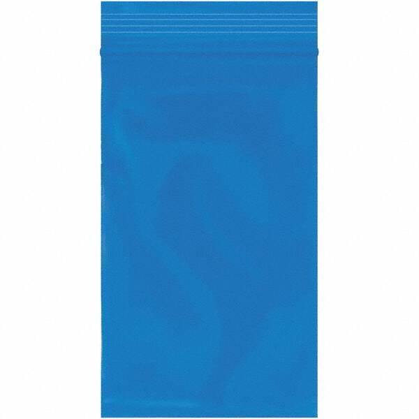 Value Collection - 3 x 5", 2 mil Reclosable Polybags - Blue - Americas Industrial Supply