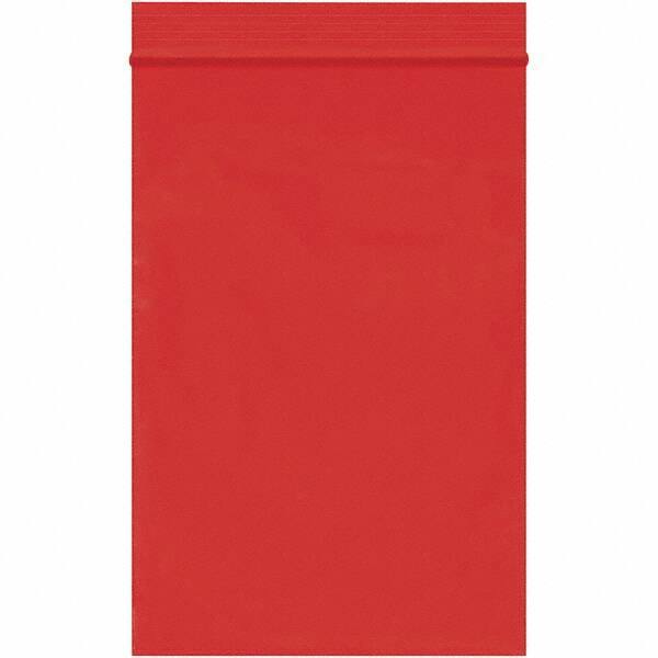 Value Collection - 4 x 6", 2 mil Reclosable Polybags - Red - Americas Industrial Supply