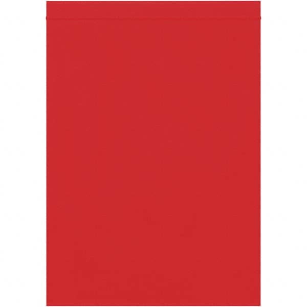 Value Collection - 9 x 12", 2 mil Reclosable Polybags - Red - Americas Industrial Supply