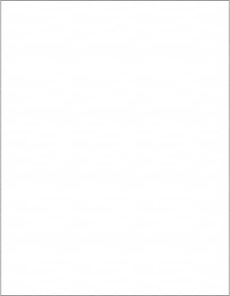 Tape Logic - 11" Long, White Paper Laser Label - For Laser Printers - Americas Industrial Supply