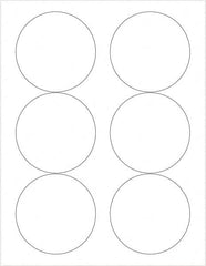Tape Logic - 3" Long, White Paper Laser Label - For Laser Printers - Americas Industrial Supply
