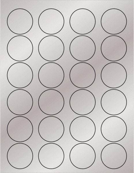 Tape Logic - 1-5/8" Long, Silver Paper Laser Label - For Laser Printers - Americas Industrial Supply