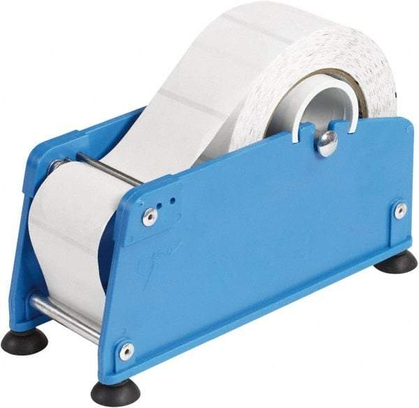 Tape Logic - 2" Long, Blue Plastic Label Dispensers - For Multi-Use - Americas Industrial Supply
