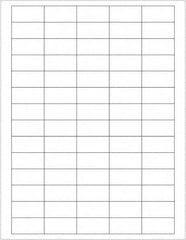 Tape Logic - 1-1/2" Long, White Paper Laser Label - For Laser Printers - Americas Industrial Supply