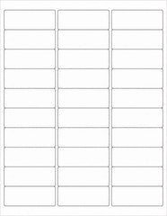 Tape Logic - 2-5/8" Long, Clear Paper Laser Label - For Laser Printers - Americas Industrial Supply