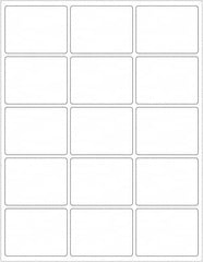 Tape Logic - 2-5/8" Long, White Paper Laser Label - For Laser Printers - Americas Industrial Supply