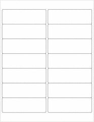 Tape Logic - 4" Long, White Polyester Laser Label - For Laser Printers - Americas Industrial Supply