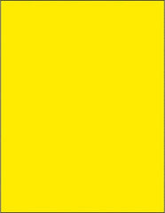 Tape Logic - 11" Long, Fluorescent Yellow Paper Laser Label - For Laser Printers - Americas Industrial Supply