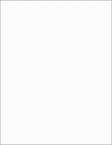 Tape Logic - 11" Long, Clear Paper Laser Label - For Laser Printers - Americas Industrial Supply