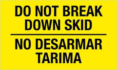 Tape Logic - 5" Long, Fluorescent Yellow Paper Shipping Label - For Multi-Use - Americas Industrial Supply