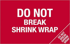 Tape Logic - 5" Long, Red/White Paper Shipping Label - For Multi-Use - Americas Industrial Supply