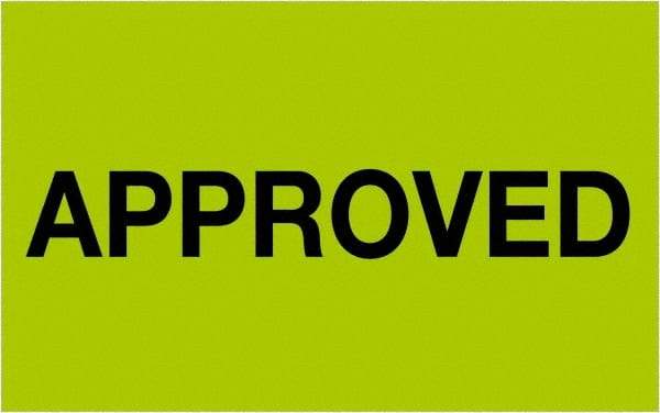 Tape Logic - 2" Long, Fluorescent Green Paper Shipping Label - For Multi-Use - Americas Industrial Supply