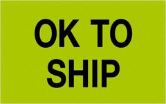 Tape Logic - 2" Long, Fluorescent Green Paper Shipping Label - For Multi-Use - Americas Industrial Supply