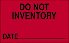 Tape Logic - 2" Long, Fluorescent Red Paper Shipping Label - For Multi-Use - Americas Industrial Supply
