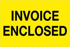 Tape Logic - 3" Long, Fluorescent Yellow Paper Shipping Label - For Multi-Use - Americas Industrial Supply