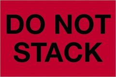 Tape Logic - 3" Long, Fluorescent Red Paper Shipping Label - For Multi-Use - Americas Industrial Supply