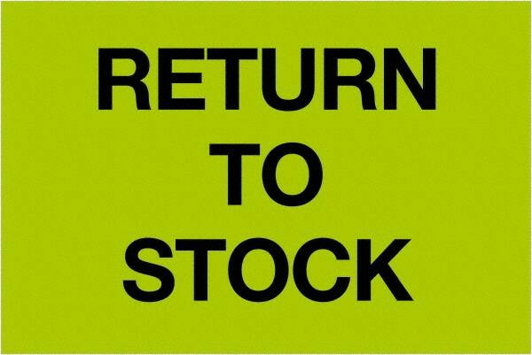 Tape Logic - 3" Long, Fluorescent Green Paper Inventory Labels - For Multi-Use - Americas Industrial Supply