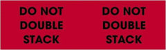 Tape Logic - 10" Long, Fluorescent Red Paper Shipping Label - For Multi-Use - Americas Industrial Supply