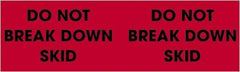 Tape Logic - 10" Long, Fluorescent Red Paper Shipping Label - For Multi-Use - Americas Industrial Supply