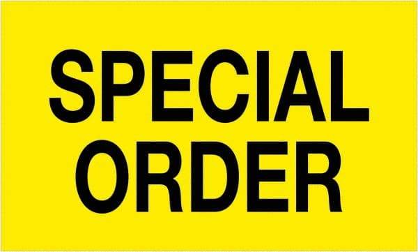 Tape Logic - 5" Long, Fluorescent Yellow Paper Shipping Label - For Multi-Use - Americas Industrial Supply