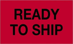 Tape Logic - 5" Long, Fluorescent Red Paper Shipping Label - For Multi-Use - Americas Industrial Supply