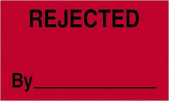 Tape Logic - 5" Long, Fluorescent Red Paper Shipping Label - For Multi-Use - Americas Industrial Supply