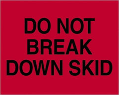 Tape Logic - 10" Long, Fluorescent Red Paper Shipping Label - For Multi-Use - Americas Industrial Supply