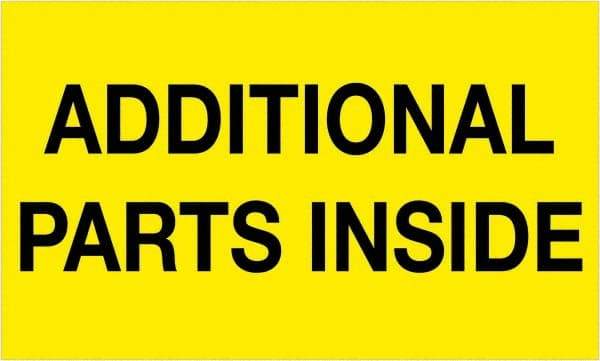 Tape Logic - 5" Long, Fluorescent Yellow Paper Shipping Label - For Multi-Use - Americas Industrial Supply